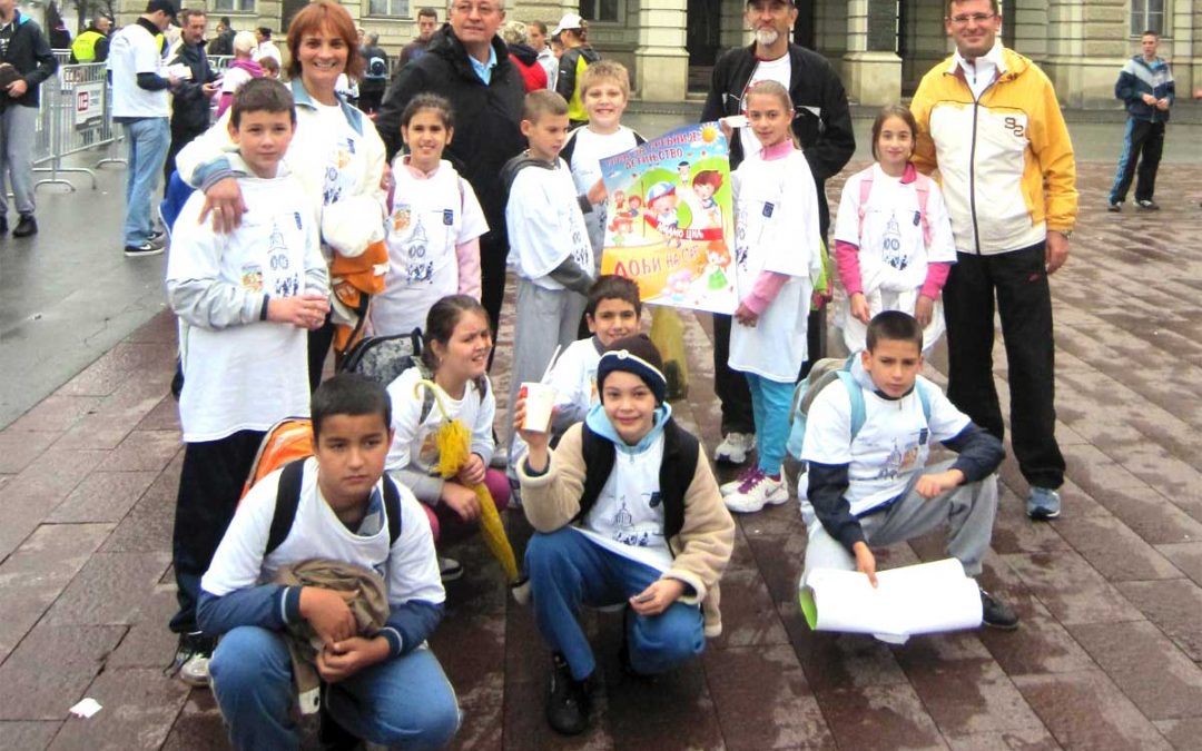 Trka za srećnije detinjstvo i Novosadski maraton 14.oktobar 2012.